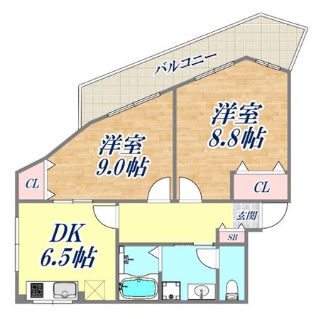 ベルハウジングMK2の物件間取画像